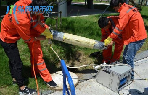 连云区管道修复现场