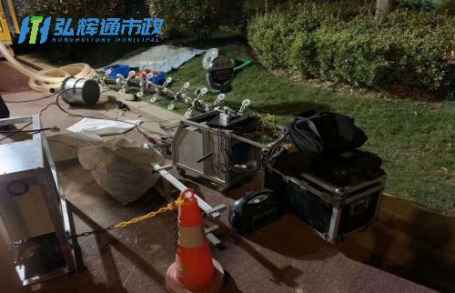 连云区管道修复现场